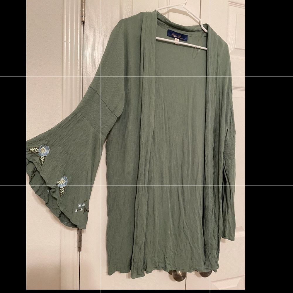 Bell sleeve cardigan